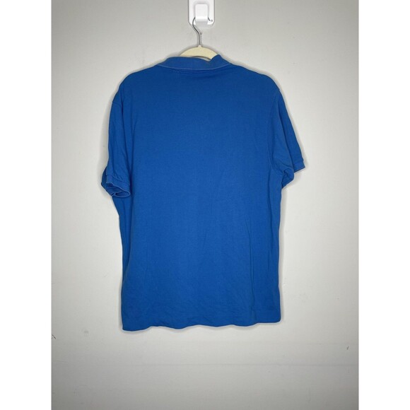 Lacoste Shirt Mens Extra Large Blue Polo Classic Fit Pique Cotton Crocodile Logo - Picture 9 of 10